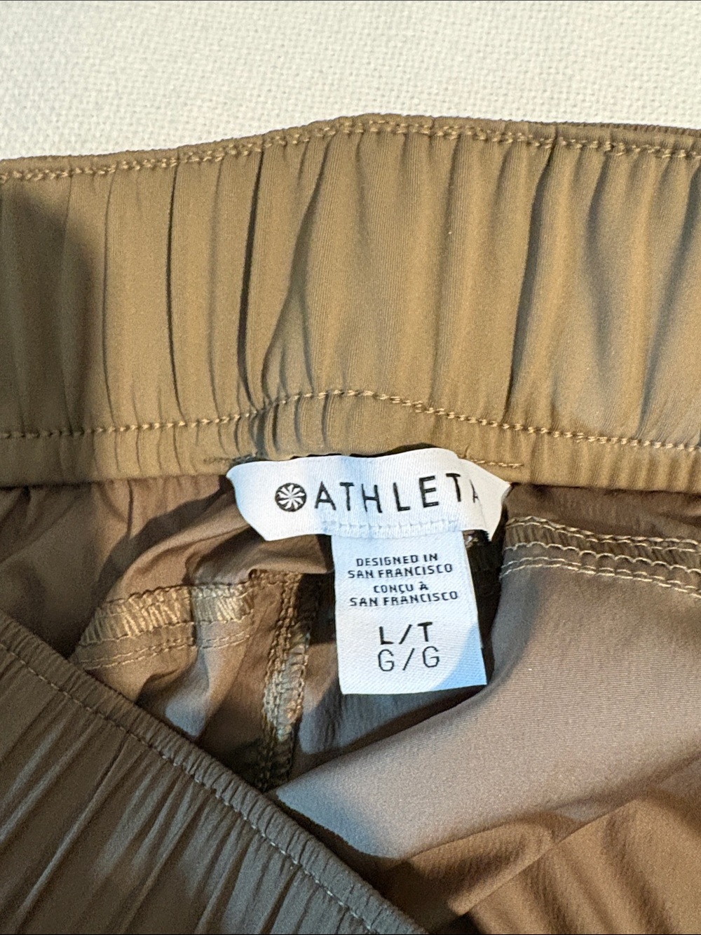 Athleta Men's Brown Lightweight track Pants NWT - Picture 7 of 10